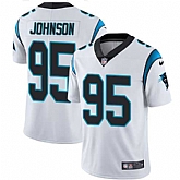 Nike Carolina Panthers #95 Charles Johnson White NFL Vapor Untouchable Limited Jersey,baseball caps,new era cap wholesale,wholesale hats